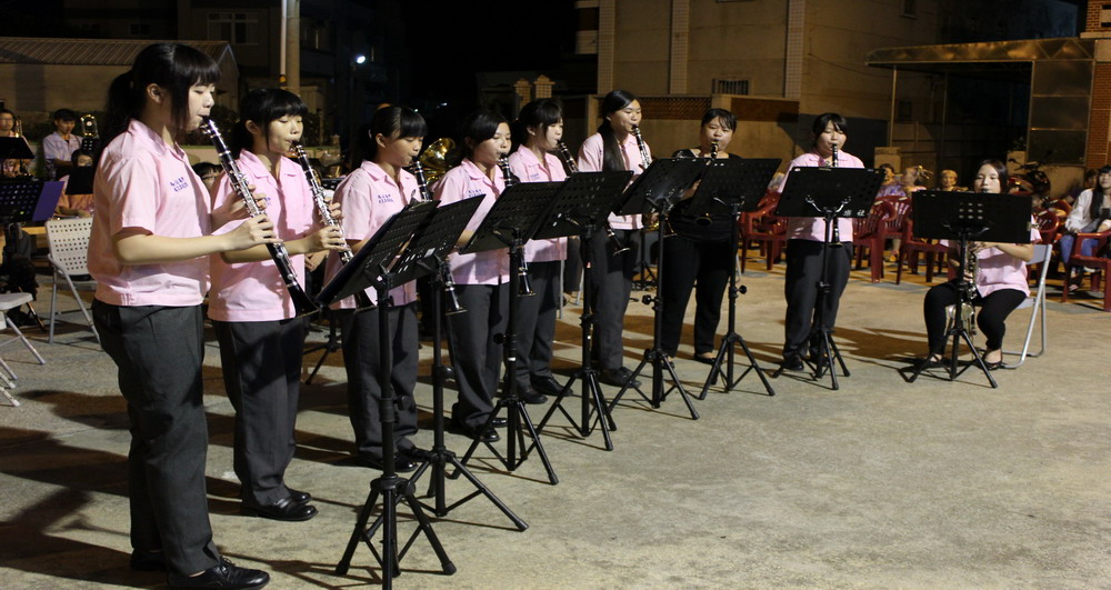 重奏學生表示：雖然很緊張，不過有大家在