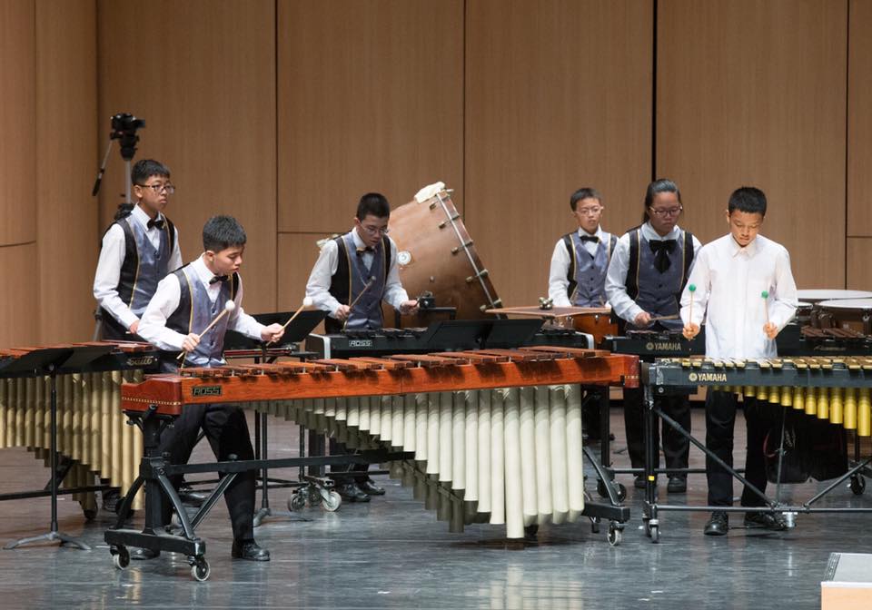 嘉義縣民雄鄉表演藝術中心--打擊樂合奏演出