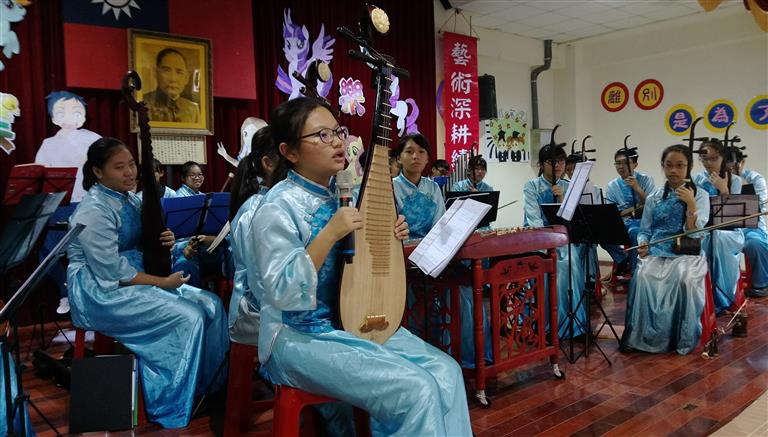 2018/07/13彰化竹塘國中國樂推廣交流