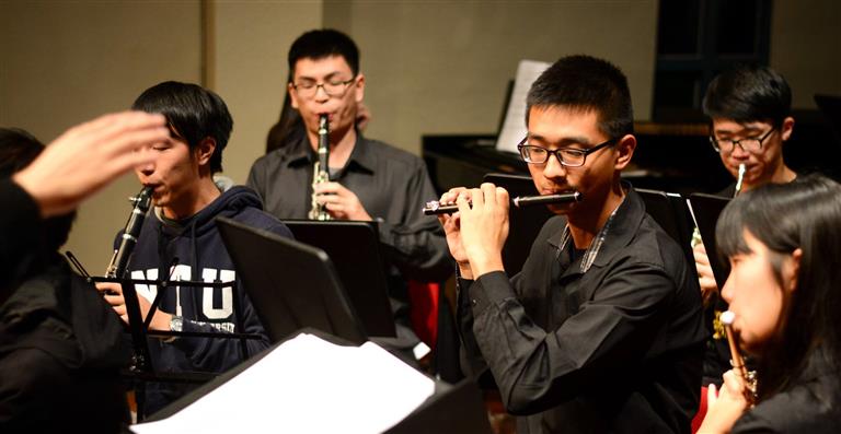 高雄場彩排：豎笛組與短笛