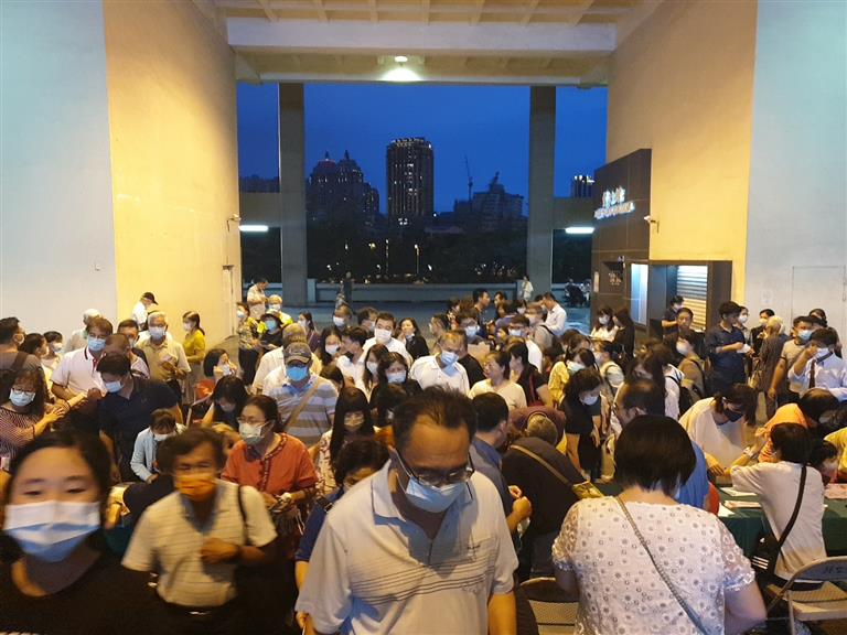 民眾進場之盛況