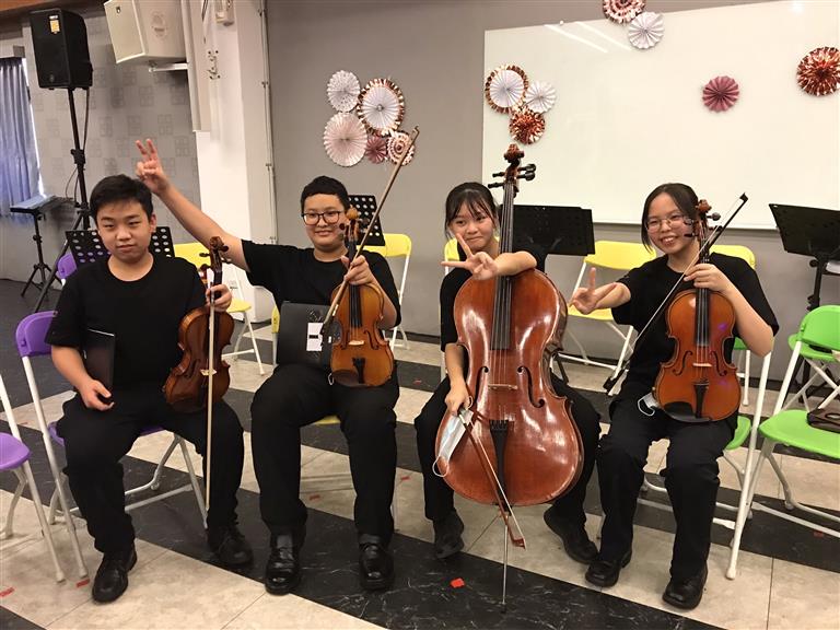 演奏學生合影