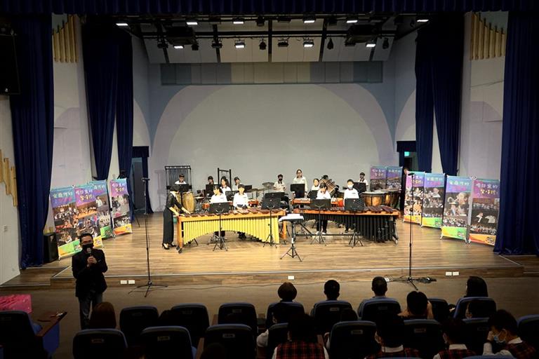 花蓮明義國小打擊樂團演出