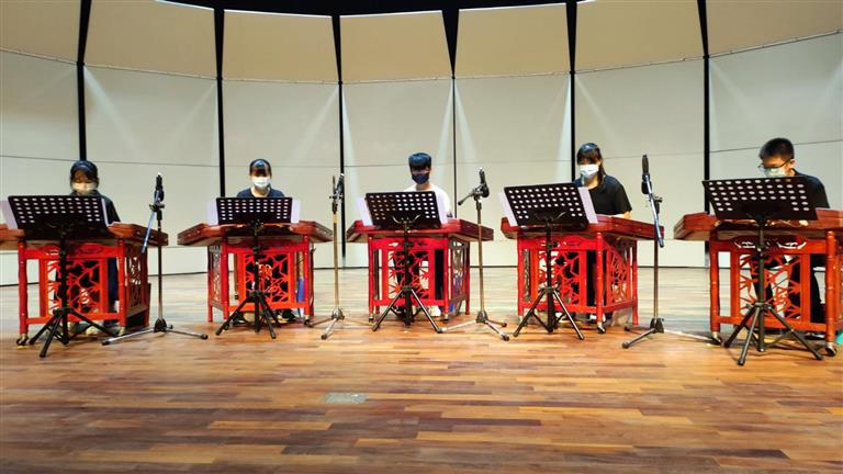 「菊島揚韻」-112年澎湖縣揚琴演奏幼苗人才培育計畫演出照片1