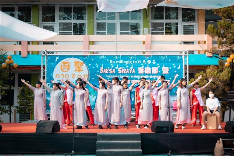 新住民合唱團表演東南亞家鄉歌曲