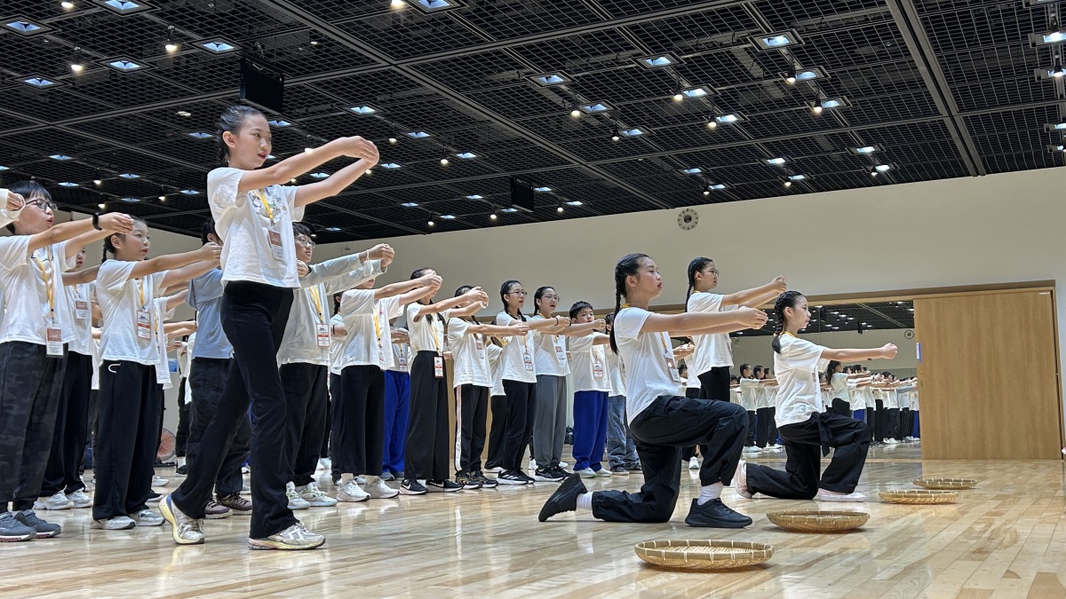 上午到Art HARUMI/???? 進行正賽前的彩排練習