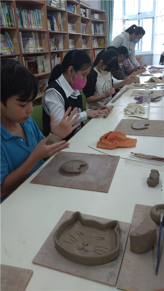 高年級陶板製作