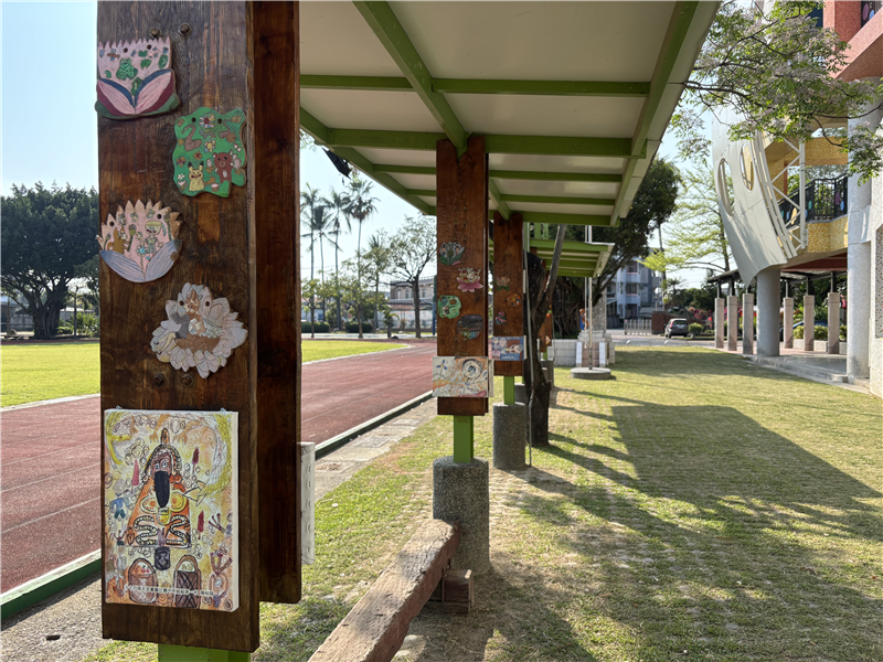 繪畫及陶土作品美化校園
