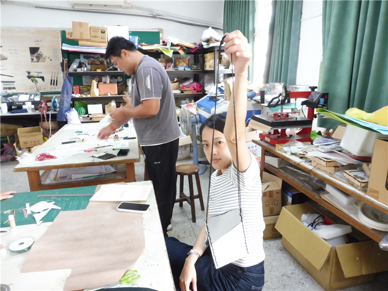 教師研習_皮革手機袋製作作品