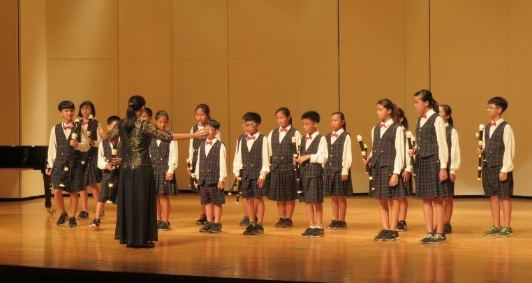 直笛隊參加107學年度音樂比賽國小直笛組榮獲優等