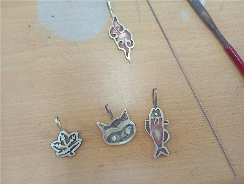 高年級學生金工作品