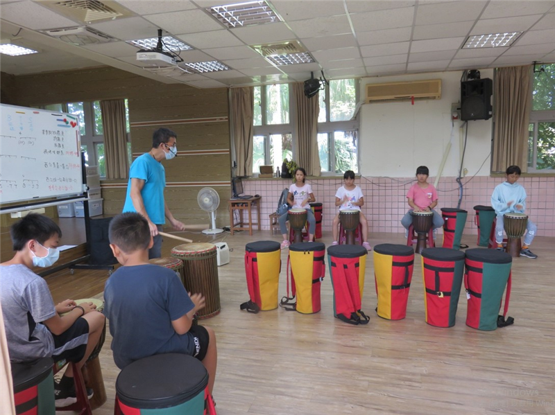 非洲鼓融課程練習