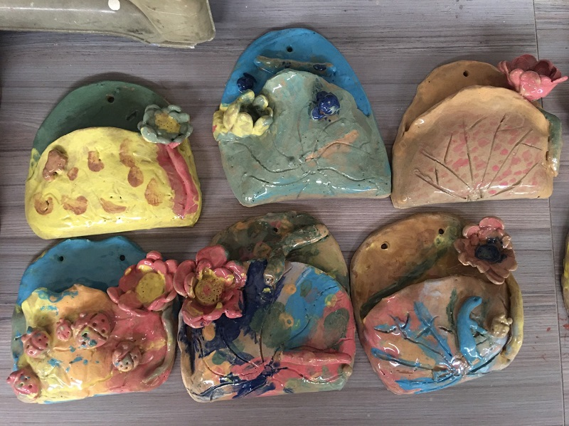 8陶製花器作品