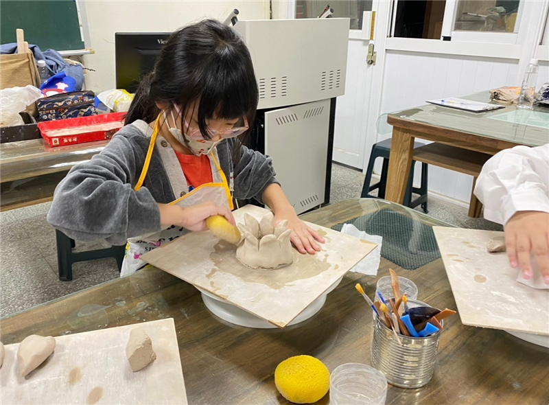 二年級學生創作中