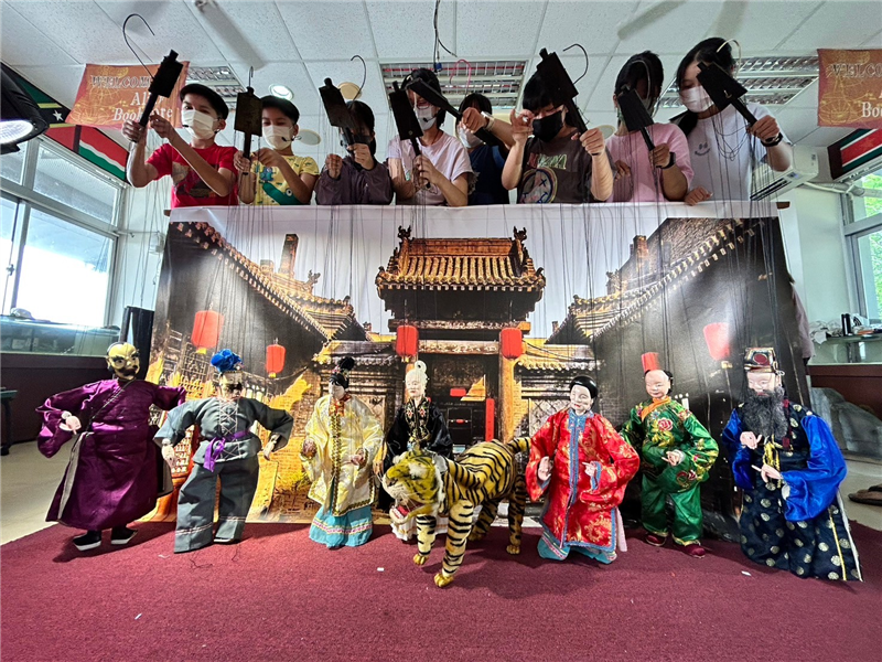 阿蓮國中傀儡戲社練習