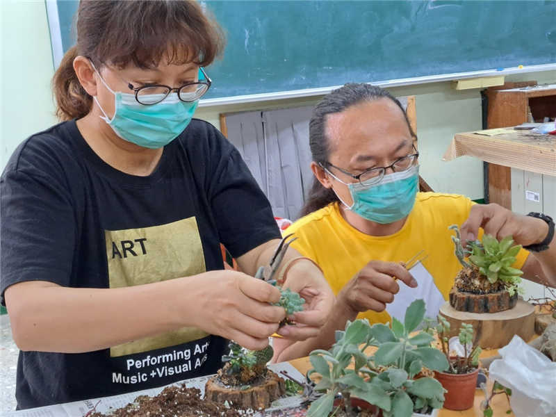 多肉植栽物語研習