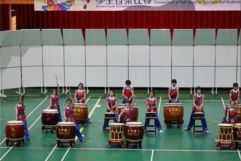 參加臺中市音樂比賽展現練習成果並榮獲評審肯定