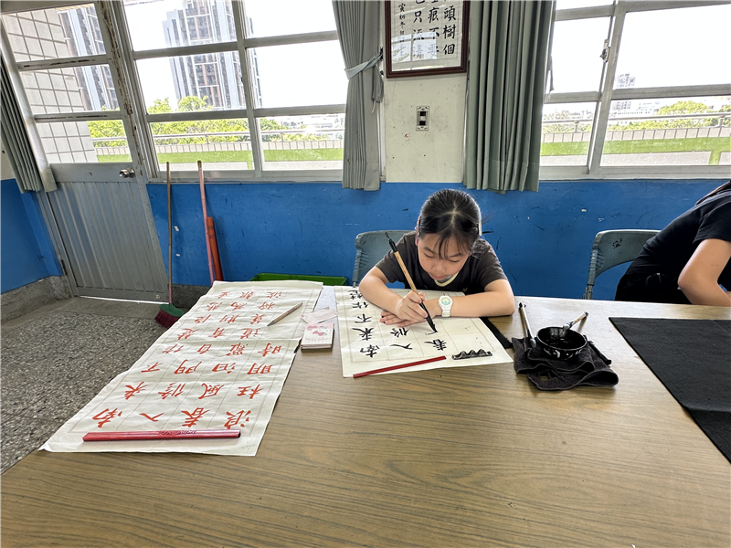書法能力明顯進步