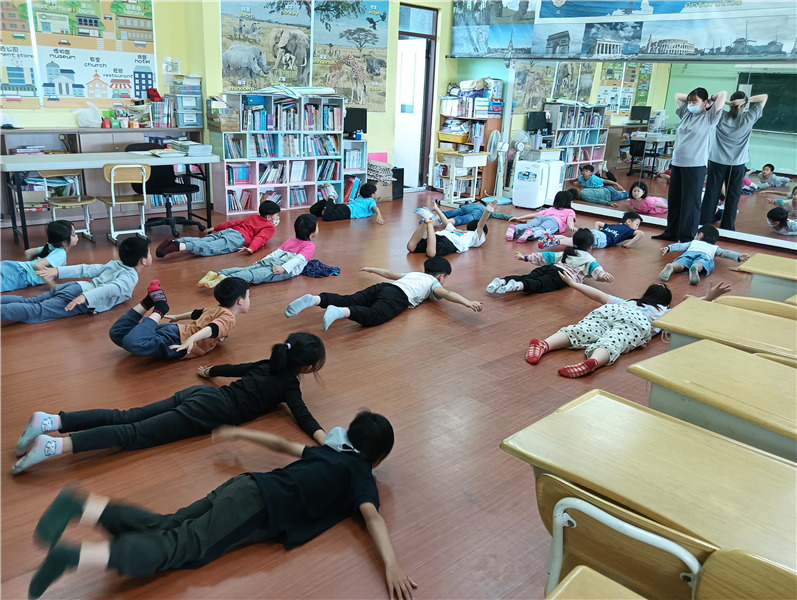 舞蹈課上課情形