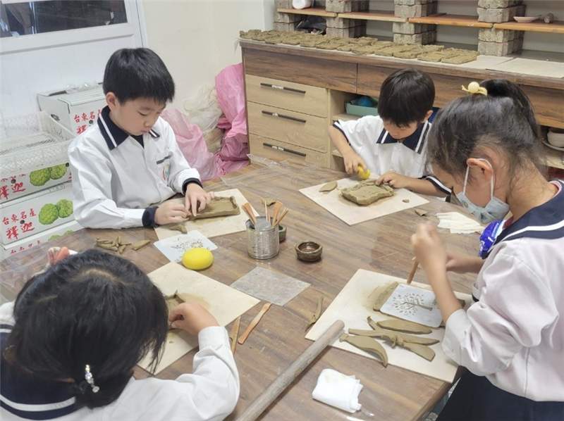 二年級學生創作中