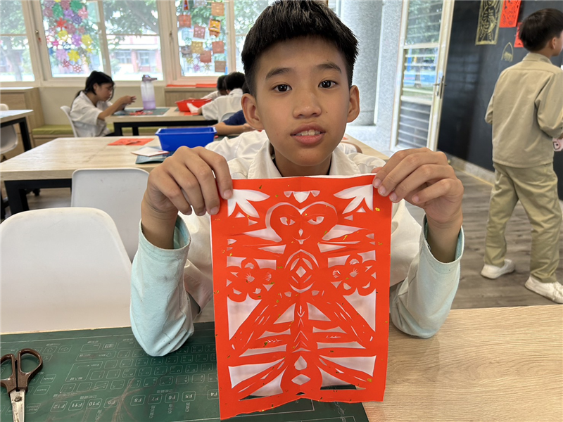 學生剪紙作品