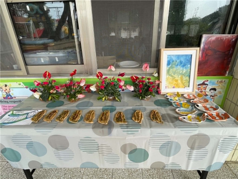 在校慶教學成果靜態展展出