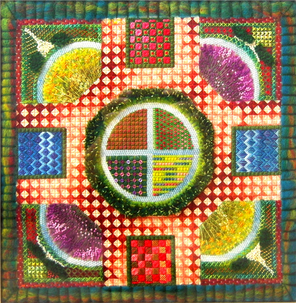 「針線之美．藝脈相承」刺繡藝術暨織品文物修護成果展-自創圖片第二張